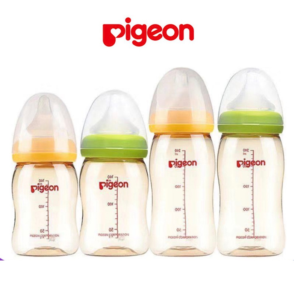 READY STOCK Pigeon PPSU Milk Bottle Wide Neck Botol Susu Teat Nipple Wide Neck Puting [G01]