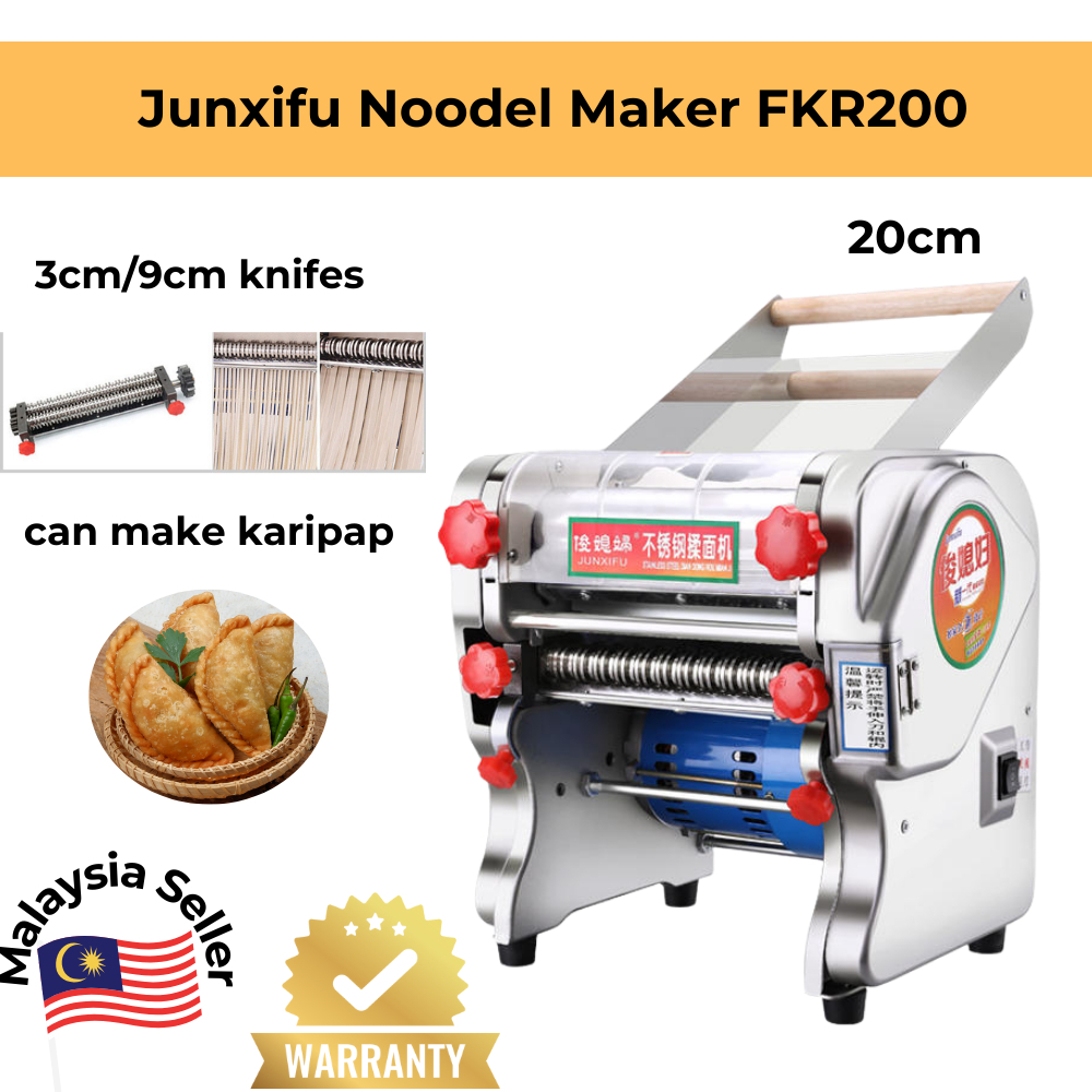 Premium Stainless Steel Electric Noodle Maker karipap Ideal for Commercial use 俊媳妇制面机 R200款