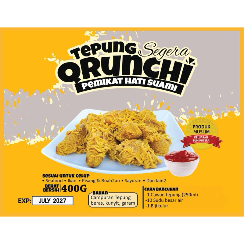 TEPUNG QRUNCHI PEMIKAT HATI SUAMI