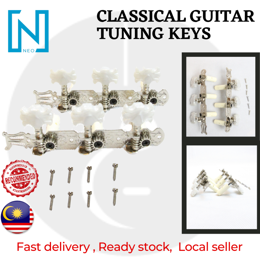 CLASSICAL GUITAR TUNING PEGS KEYS SET - CLASSICAL GUITAR ACCESSORIES