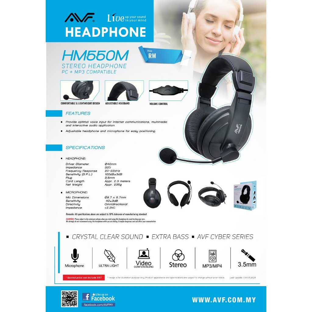 GAMING FREAK AVF HM-550M Headset
