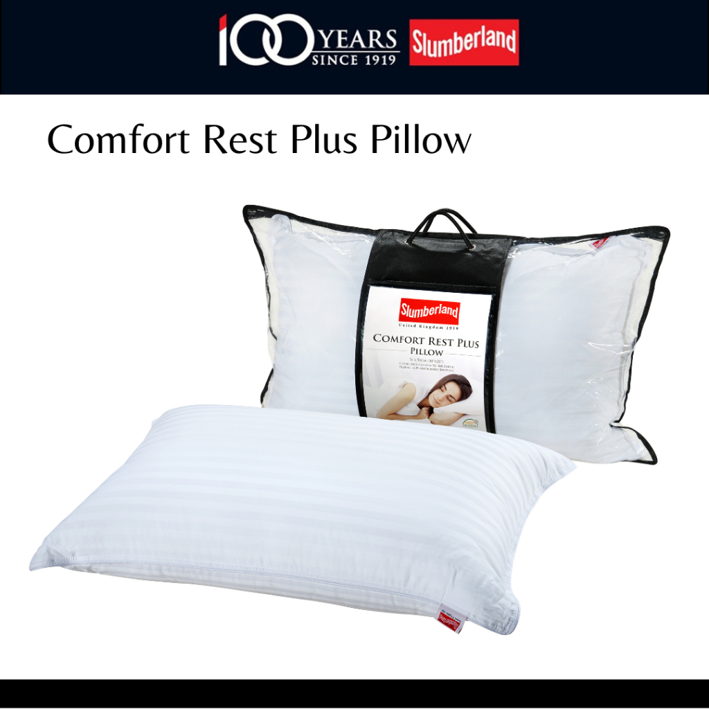 Slumberland Comfort Rest Plus Pillow | 100% Microfiber