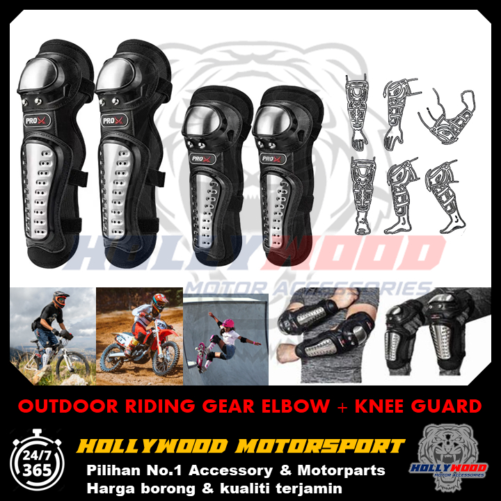 RIDING GEAR ELBOW KNEE GUARD OUTDOOR ACTIVITY ADVENTURE BIKING SKATE BOARDING HAND LEG PROTECTION