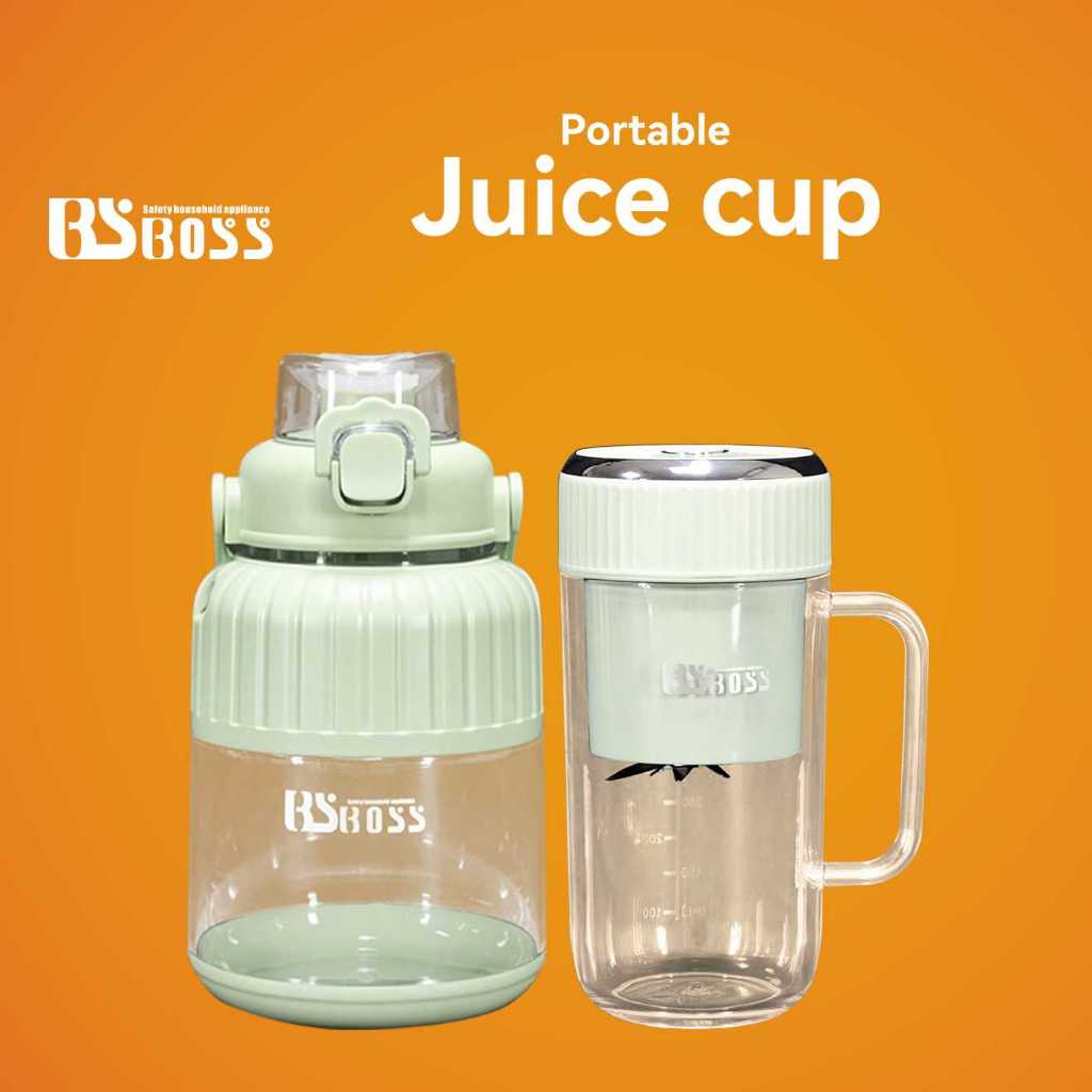 BSBOSS Portable Mini Juice Fruit Blender 4 Blades