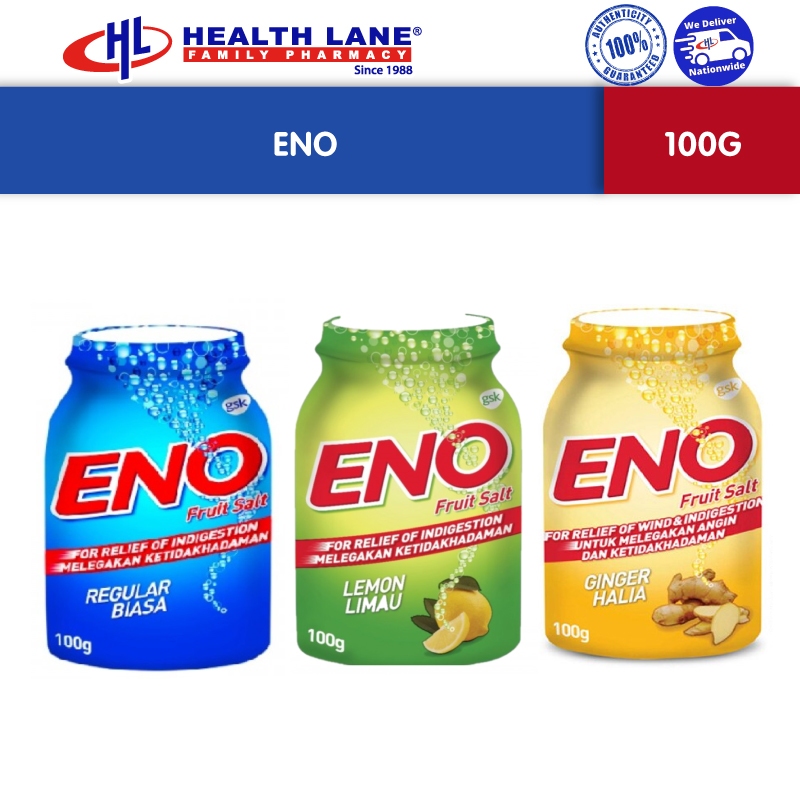 Eno Fruit Salt - Regular/Ginger/Lemon (100g
