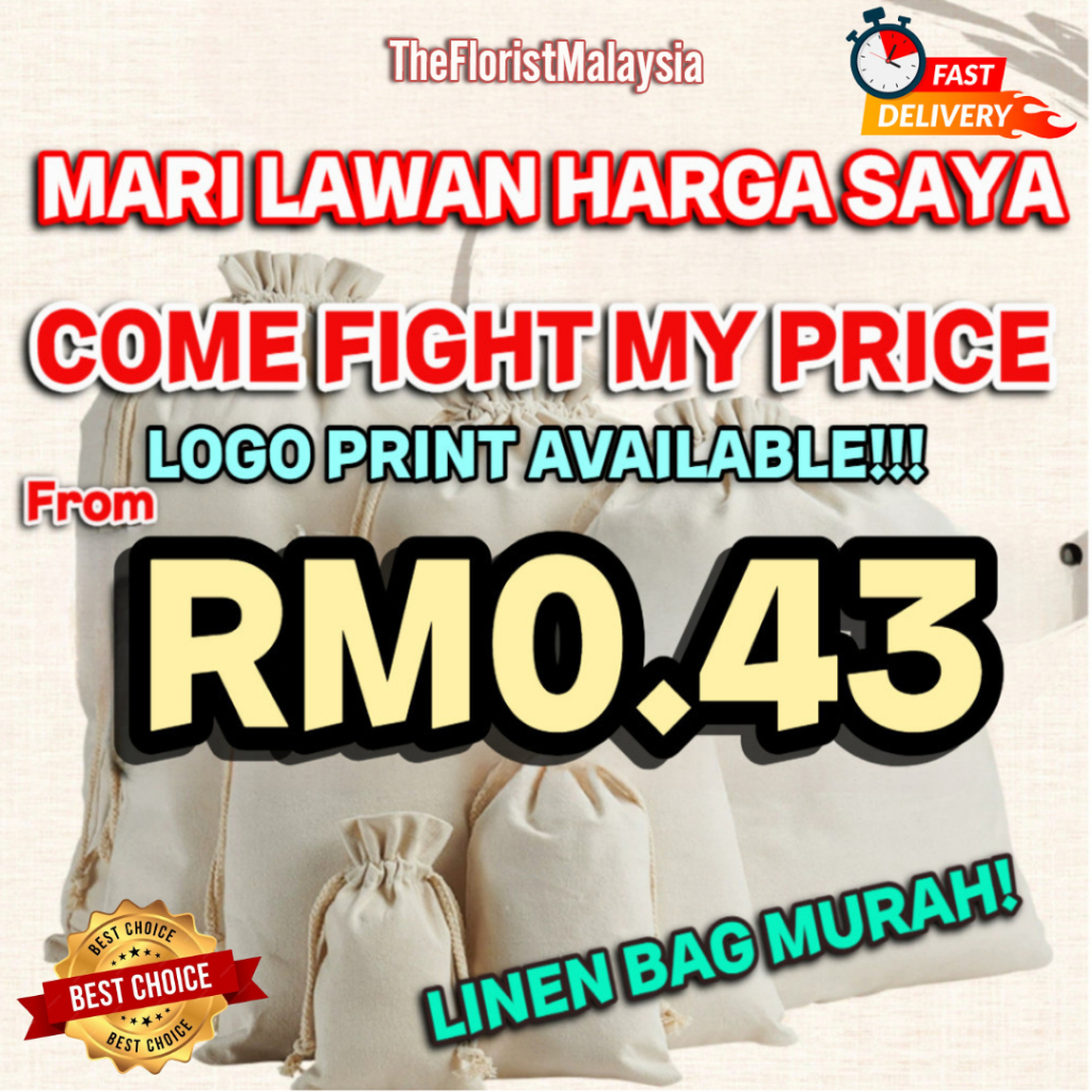 ?????? ?? ?????? Linen Bag THICK/Drawstring Bag Packaging/Bag Linen Pouch Travel Clothes Organizer?FAST SHIPPING