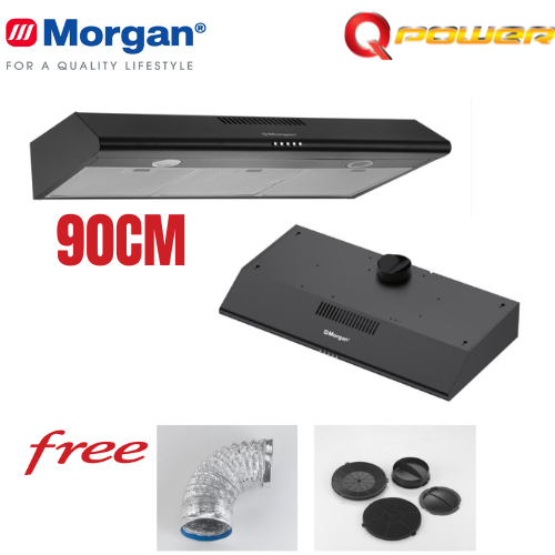 Morgan Cooker Hood 2.5 Feet/76cm /3 Feet /90Cm MCH-NC276(DM)/MCH-ND390BK