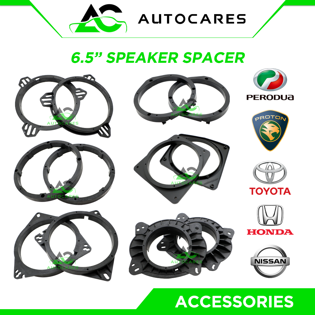 6.5 Inch Car Speaker Spacer Adapter Mount Bracket Cover Speaker Kereta Universal Perodua Proton Toyota Nissan Honda