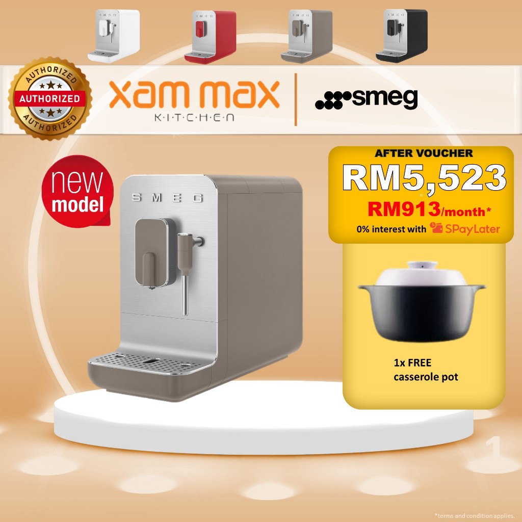 [FREEGIFT & FREESHIP]  READYSTOCK  Smeg - All New BCC02 Bean To Cup Coffee Machine / 8 Type With One Touch