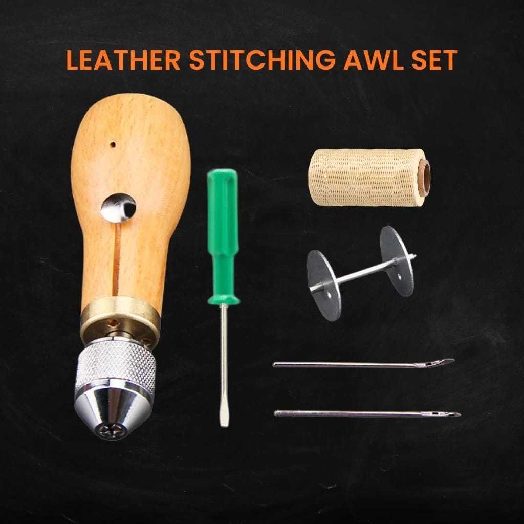 Leather Sail Canvas Heavy Repair Professional Speedy Stitcher Sewing Awl Tool Stitcher Repair Tool Kit