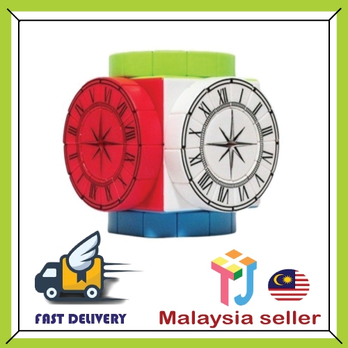 [TJ CUBE] ZIINA TIMER MACHINE 2X2 ROMAN NUMBERS