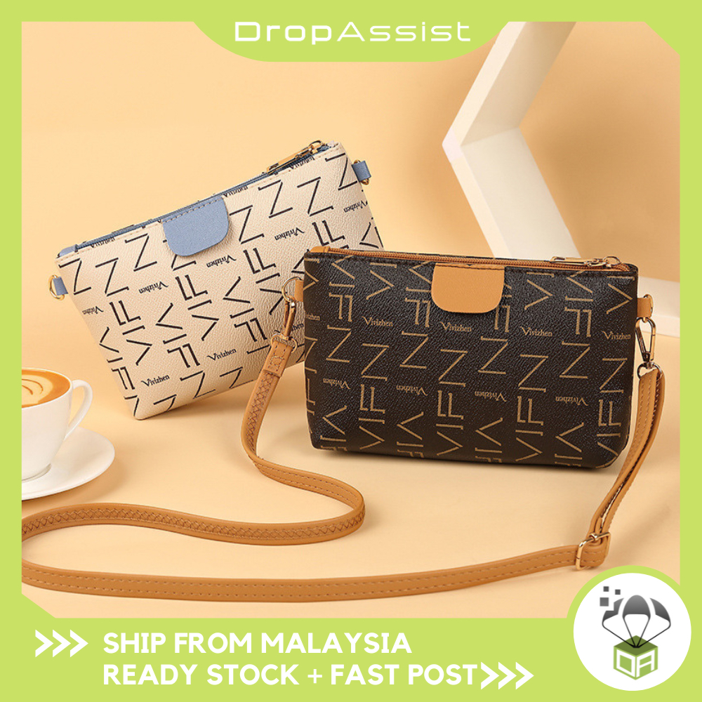 DROPASSIST 1197 Women Sling Messenger Shoulder Tote Handbag Bag  Beg Silang Perempuan Wanita Murah