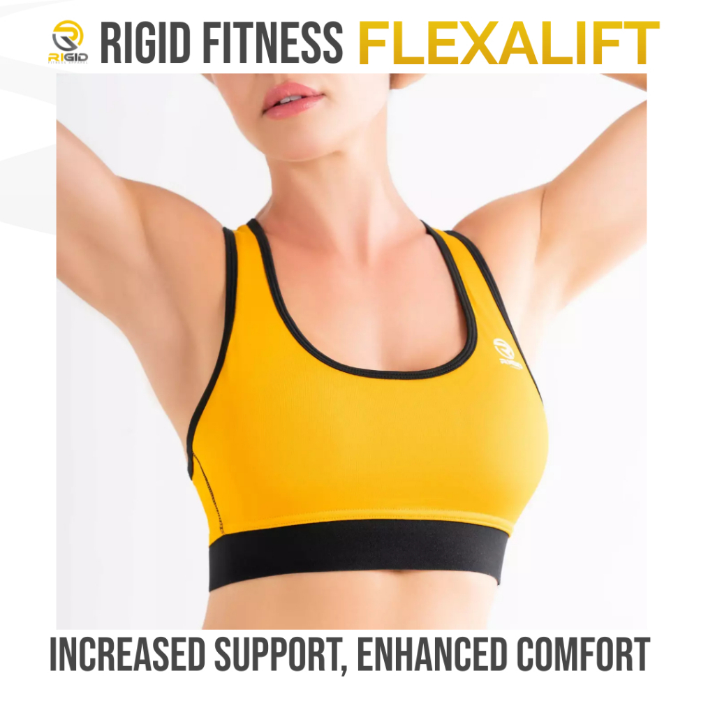 Premium RIGID FITNESS Flexalift Women Sports Bra w/Enhanced Support & Reduced Bounce