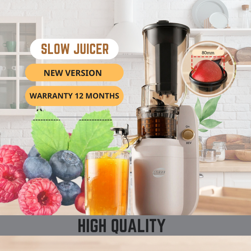 [12 MONTHS WARRANTY] New X2000 slow juicer, 99% fresh fruit juice, Multi-function blender with separator, Fruit juicer