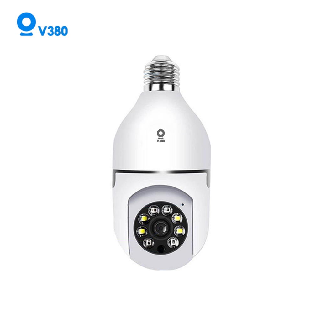 V380 Q15 1080P Pro CCTV Camera Wireless Network Security Home Two Way Audio Night Vision Light Bulb