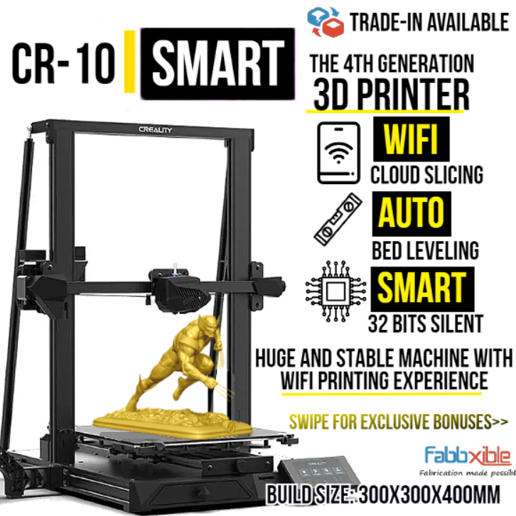 Creality 3D CR-10 SMART Wifi Controlled Auto Bed Leveling 3D Printer