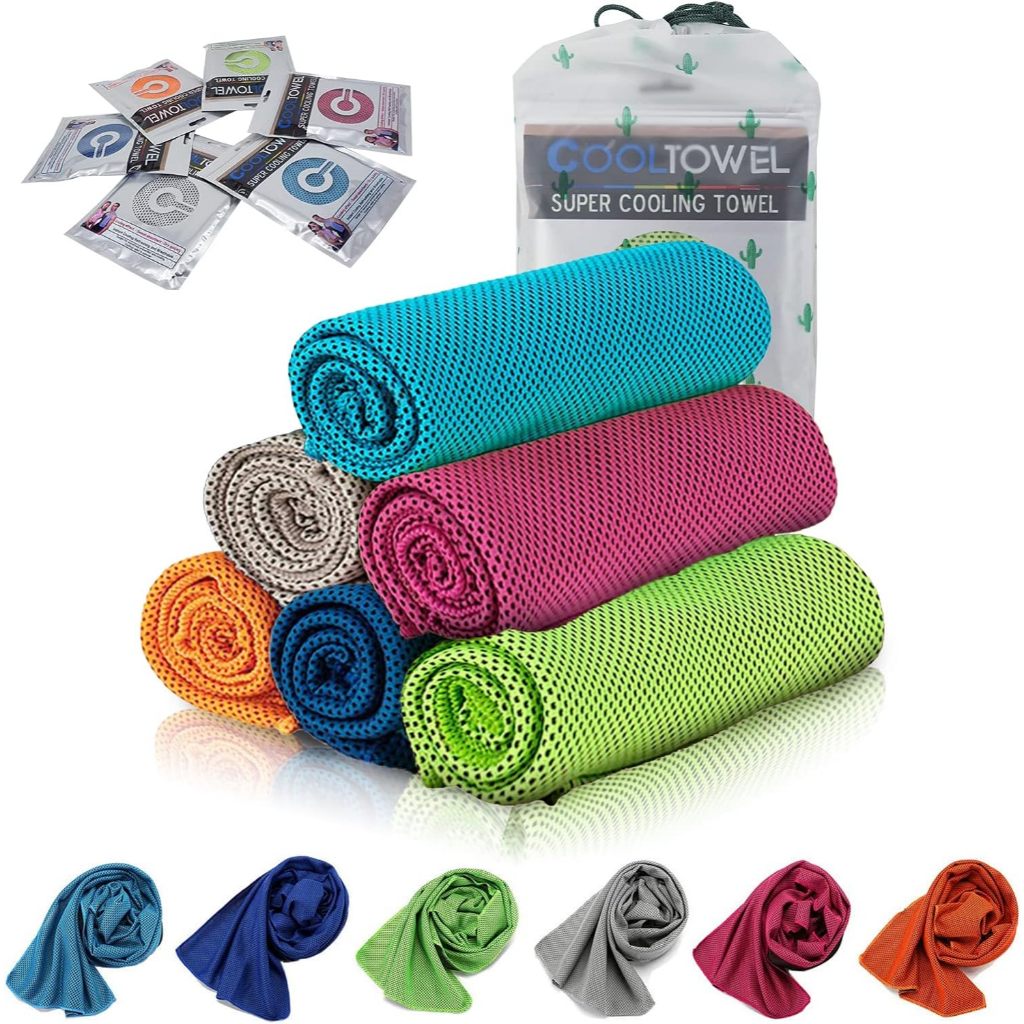 Cooling Towel 30x85cm/Tuala Penyejuk/Peluh Penyerap/Microfiber Soft Breathable Towel for All Sports