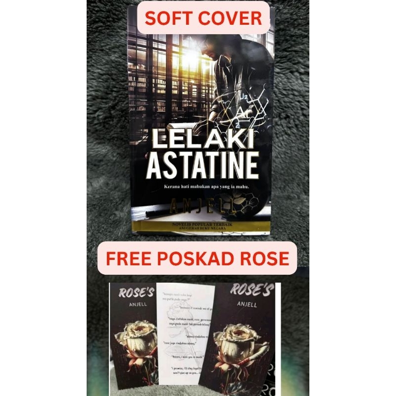 ?ANJEL?LELAKI ASTATINE?SOFT COVER?READY STOK??FREE POSKAD ROSE