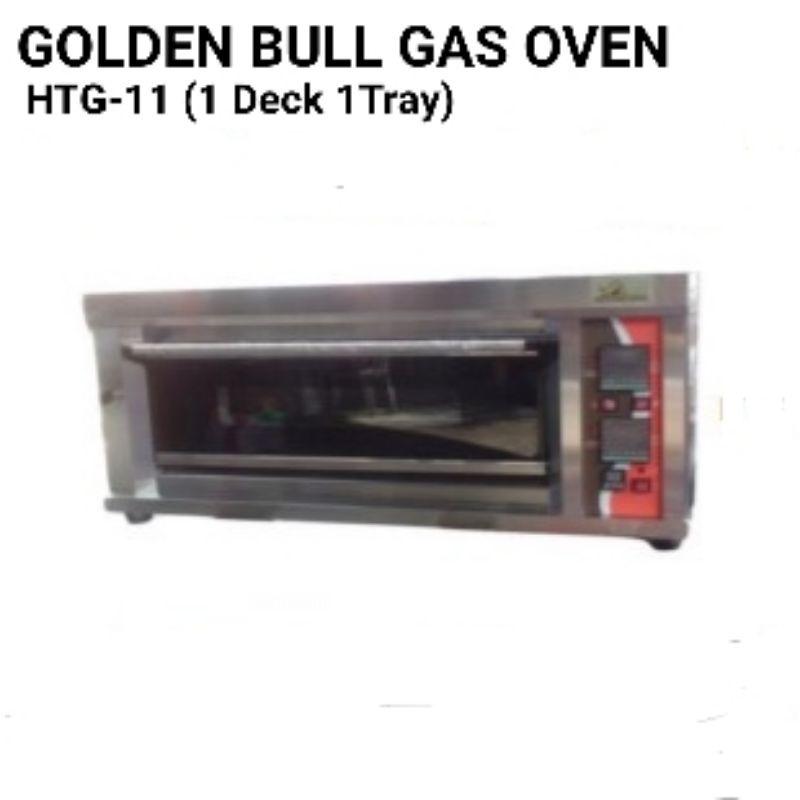 GOLDEN BULL Gas Oven 1 Deck 1 Tray HTG-11 Heavy-duty Industrial Digital Bread Cake Oven