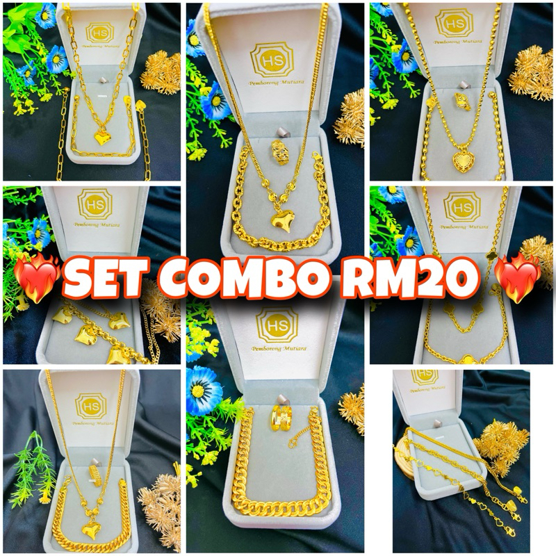 EMAS TITANIUM SET COMBO DEWASA RM20 + FREE PAPER BAG