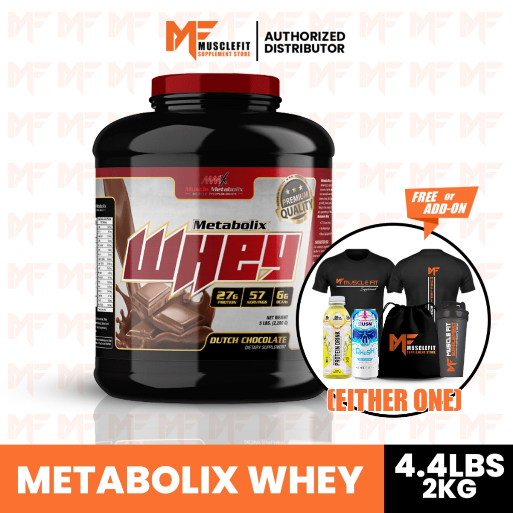 MMX Whey Protein 4.4 lbs/2 KG 27G Protein Supplement Cutting Lean Gain Muscle