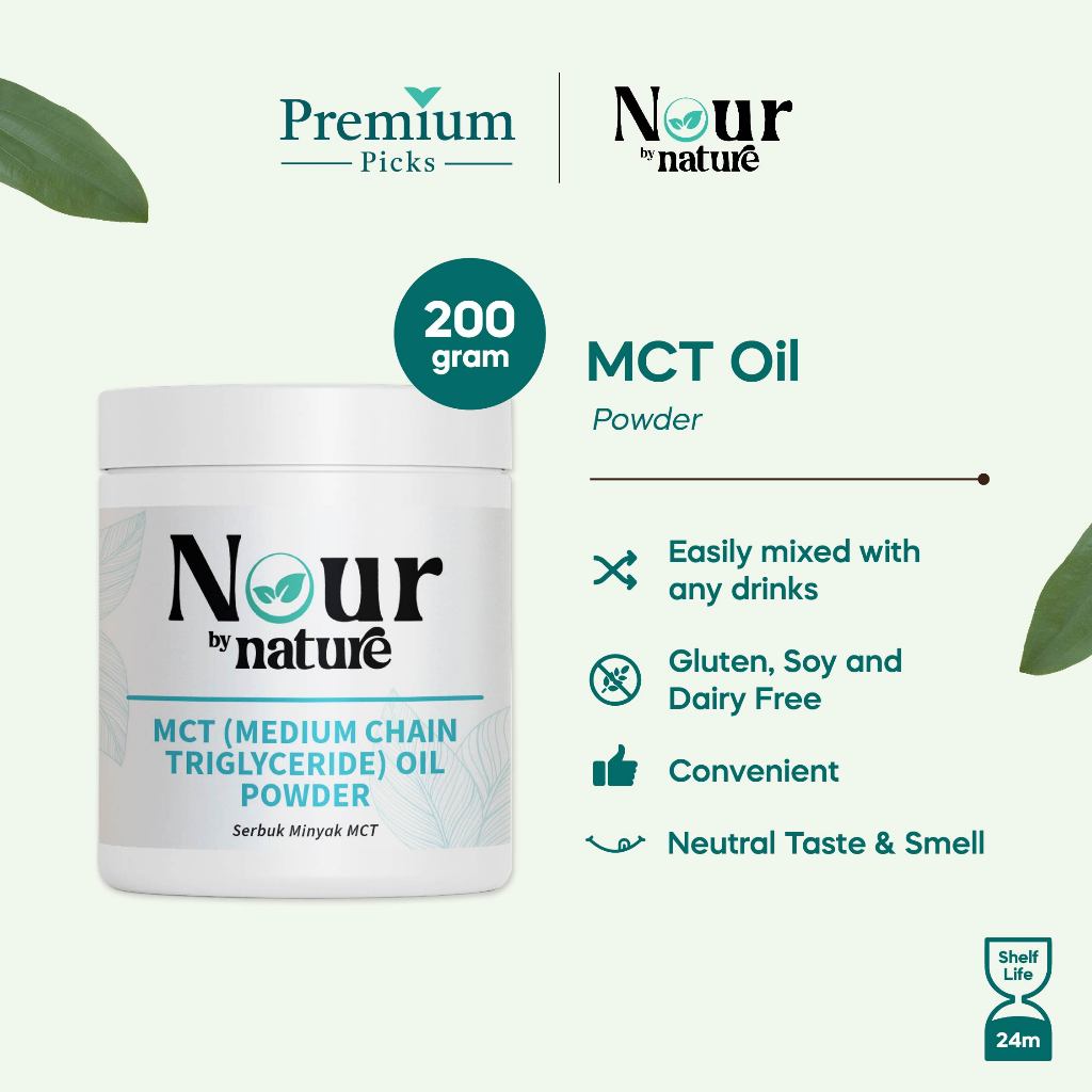 Premium Picks - Nour by Nature MCT Oil Powder (200g)