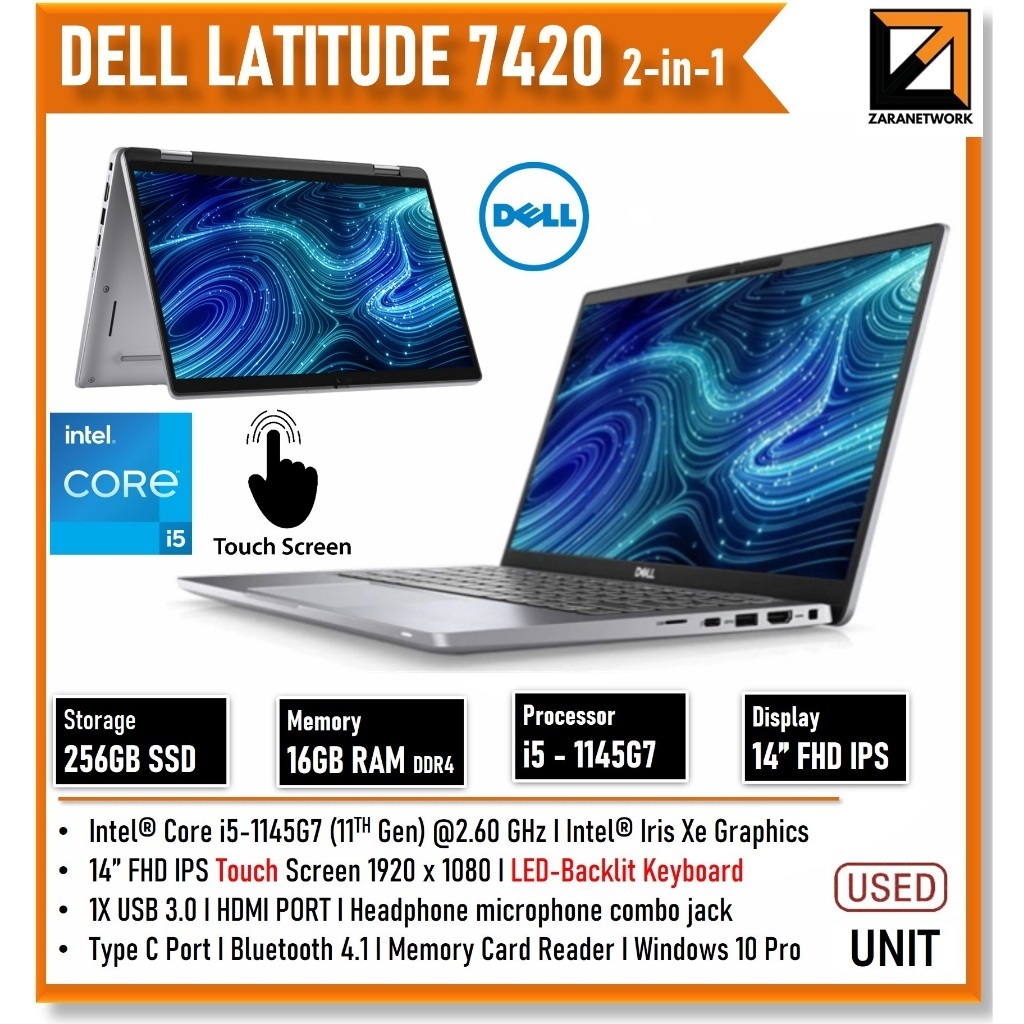 DELL LATITUDE LAPTOP 5480/3180/3340/3350/7390/7490/7480 (1 YEAR WARRANTY T&C) CORE i7/ i5 /5TH/6TH/7TH GEN WINDOW 10 PRO