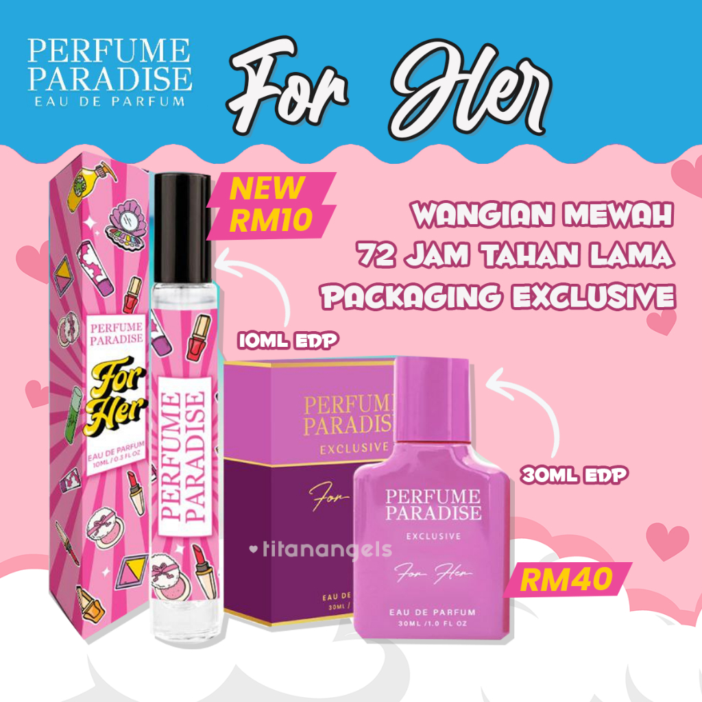 Perfume Paradise Original HQ Fleur Mix Fruity Clean & Linen Food Festival Majestic Cupcake Nely Dessert Muabellaz EDP