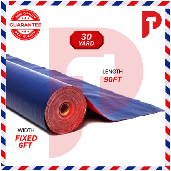 Tarpaulin Roll Form PE Blue Orange Sheet   Ready Stocks   Waterproof Canvas Tarpaulin Sheet Canopy C