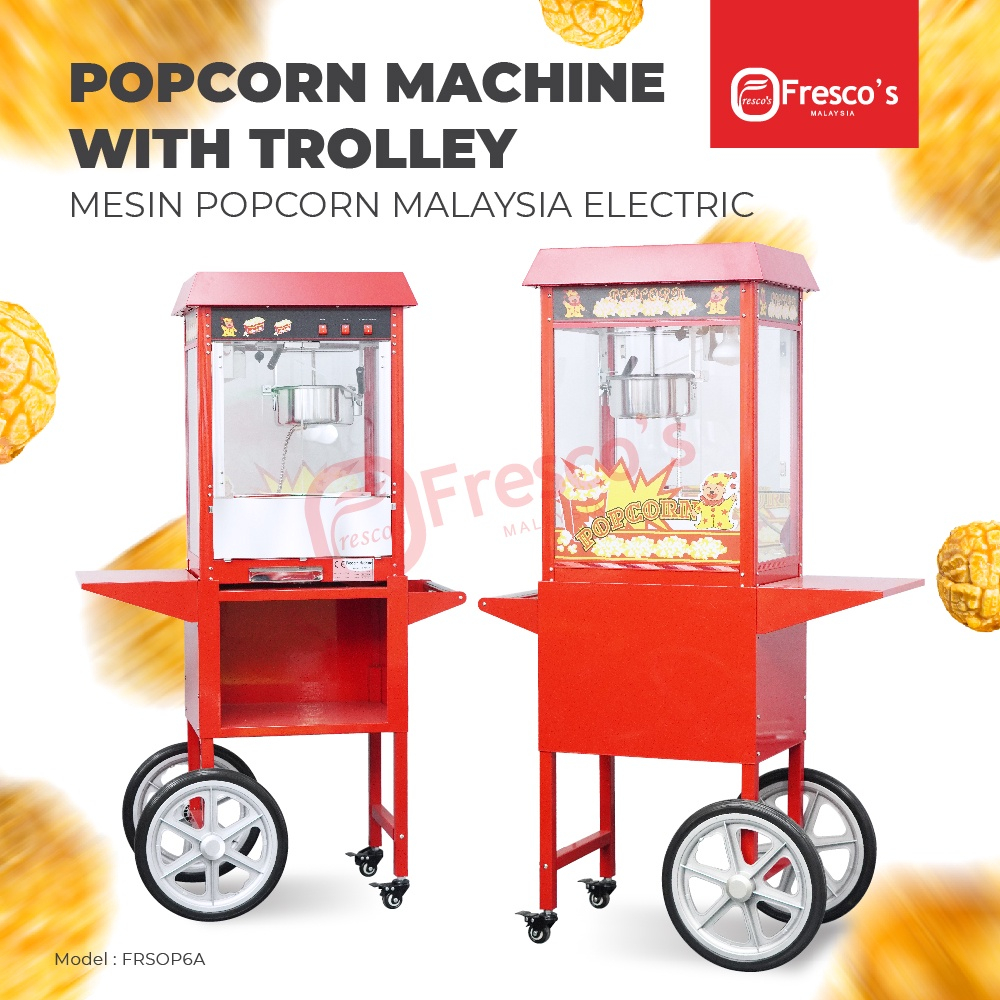 Popcorn Machine With Trolley Popcorn Maker Popcorn Seed Popcorn Mesin Popcorn Malaysia Electric