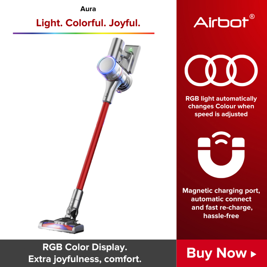 Airbot Aura 19000Pa, Cordless Vacuum Cleaner Handheld Stick Portable Vacuum Dust Mite Magnetic