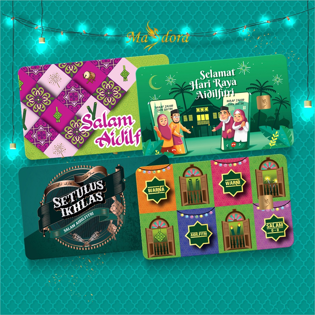 MASDORA 999.9 Gold Bar 0.25GM Gift Series ~ 2023 Raya Edition (EMAS 999.9/24K)