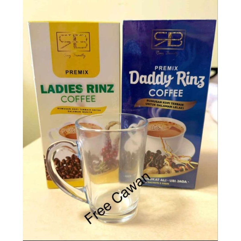 New Daddy Rinz Coffee Original HQ Free Gift Mug Dengan Pembelian