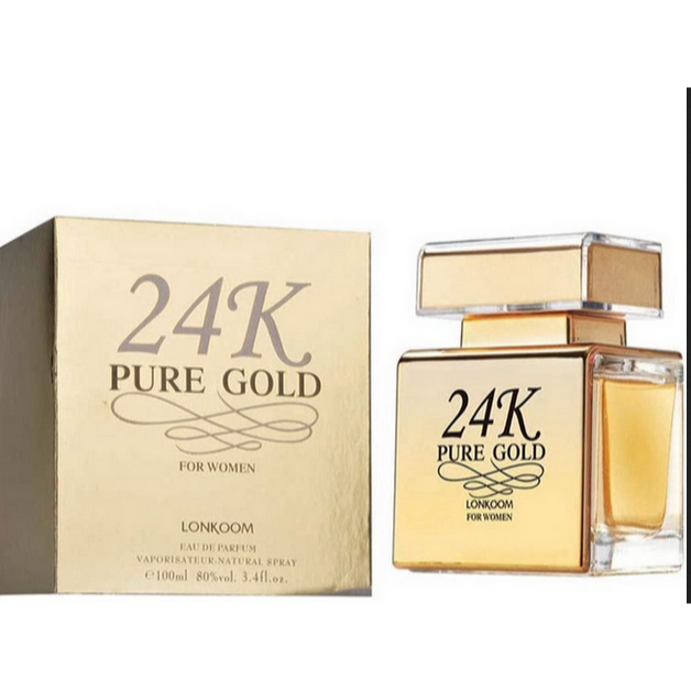 (ORI)_24K PURE GOLD BY LONKOOM Best Perfume Collections For Unisex ALL VIRAITEES