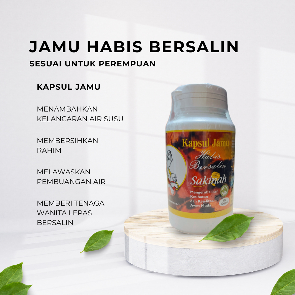 Kapsul Jamu Lepas Habis Bersalin Sakinah 2 Unta Ready Stock