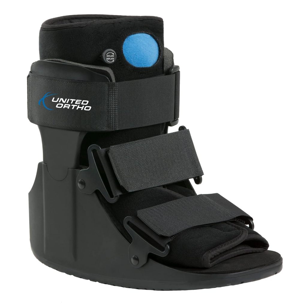 United Ortho Short Air Cam Walker Fracture Boot, Black - US Market