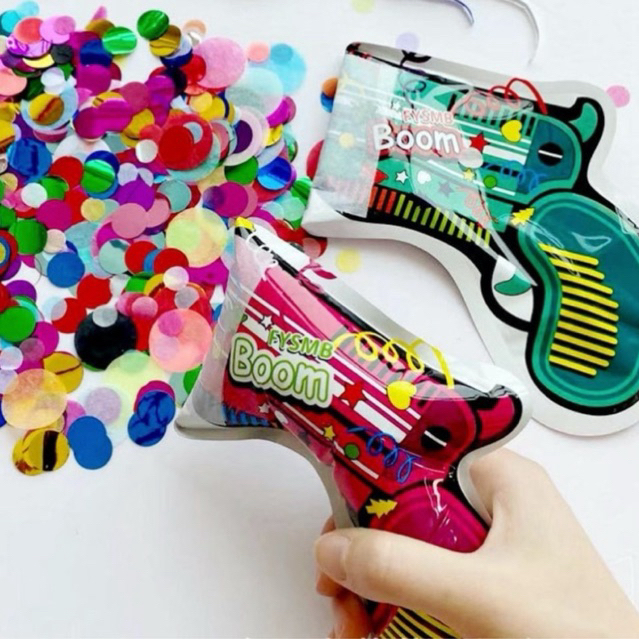 [READY STOCK]•CONFETTI FIREWORK HANDHELD INFLATABLE GUN• POPPER BIRTHDAY FUN PARTY DECOR ATION手持礼花抢