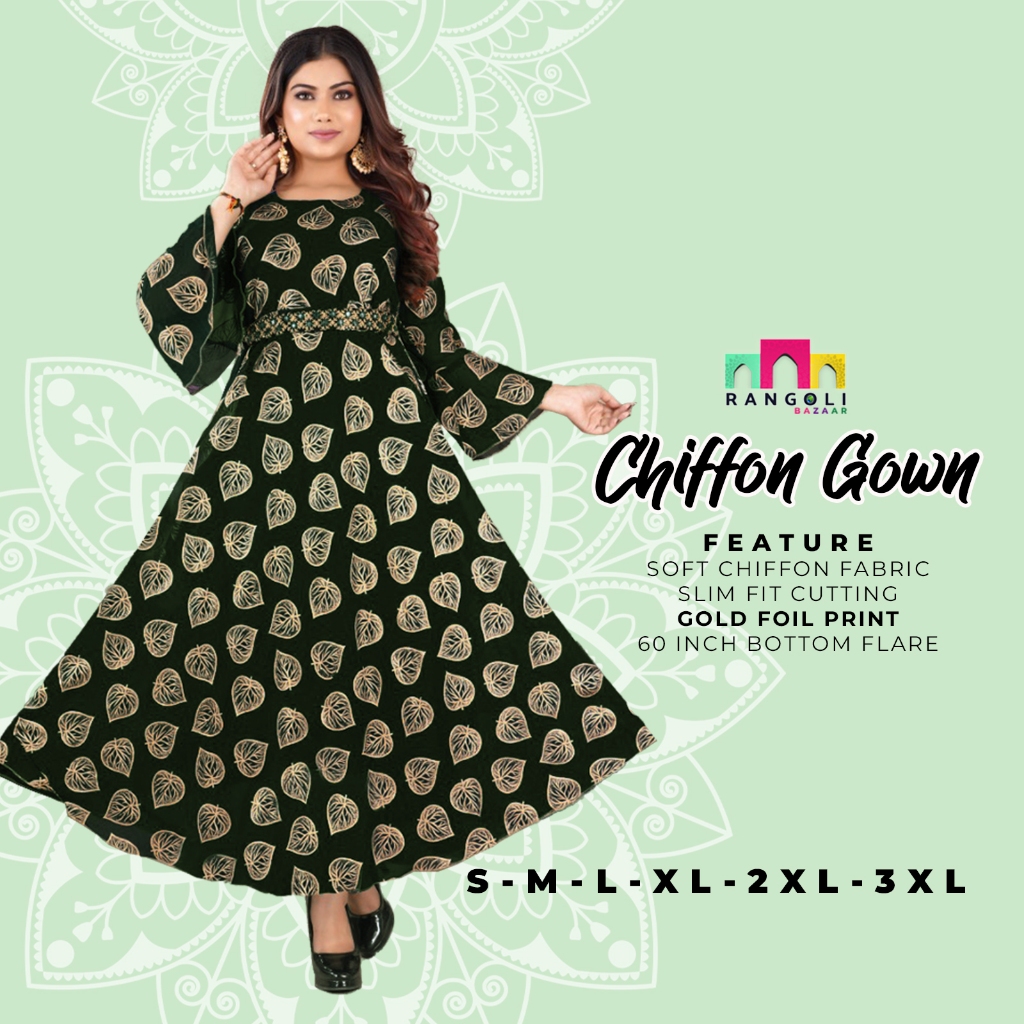 D-NO 282 ANARKALI KURTI BY RANGOLI BAZAAR