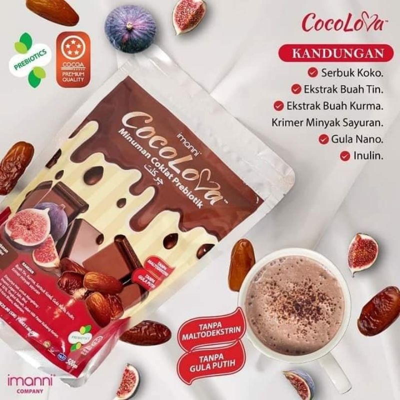 Cocolova minuman coklat awwa sihat pilihan no.1 sekeluarga imanni