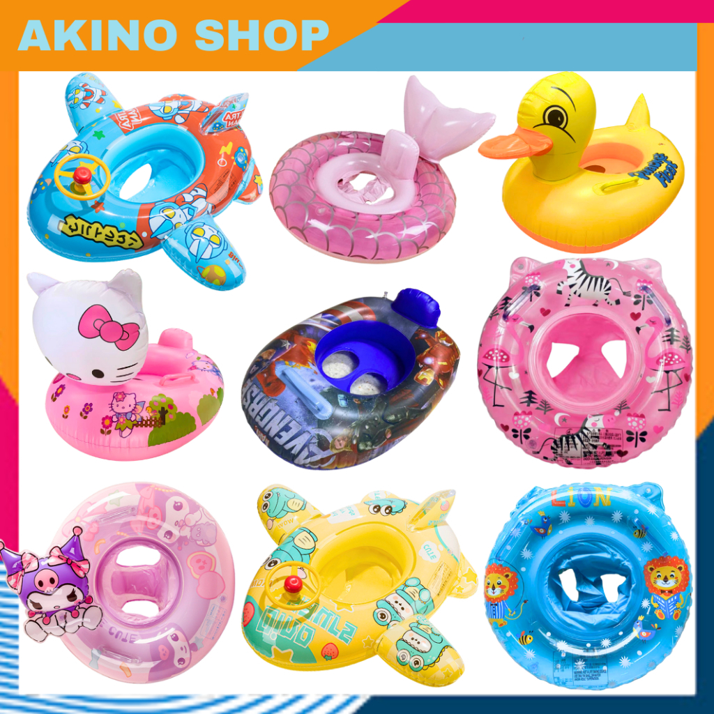 Swimming Float Pelampung Murah Swim Ring Pelampung Budak Swimming Ring Pelampung Infalatable Child Boat Steering Boat