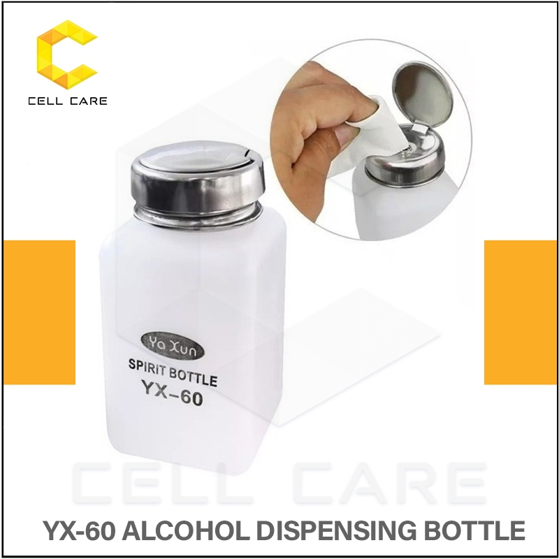 Yaxun Multipurpose Push Down Spirit Alcohol Bottle Dispenser Container Phone Repair Tool