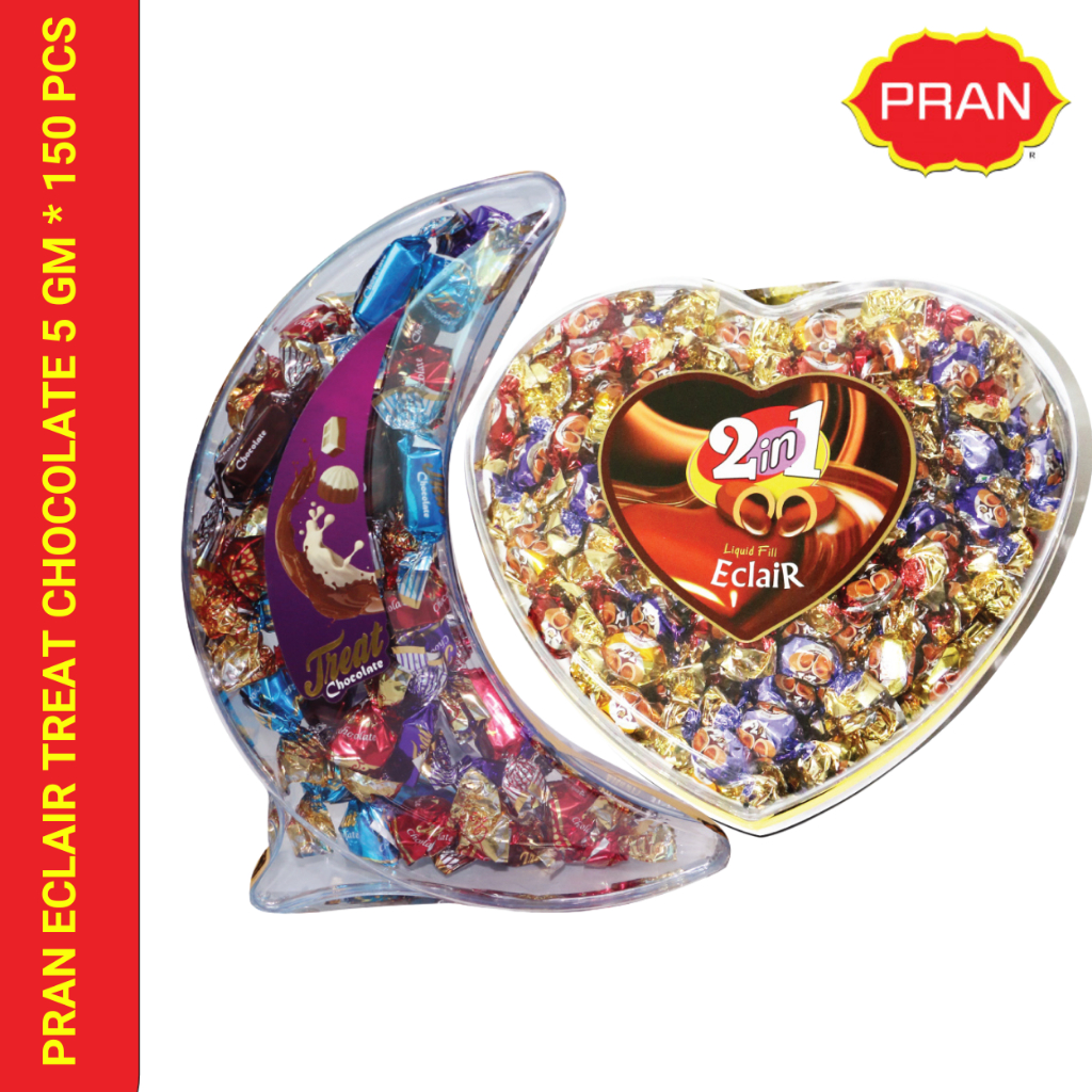 PRAN ECLAIR TREAT CHOCOLATE 150PCS/50 PCS * 5 GM