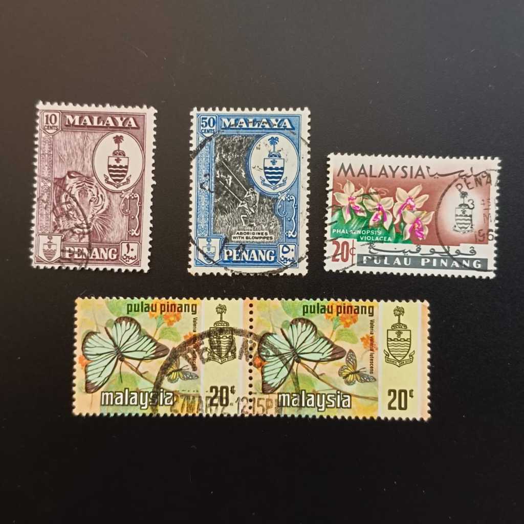 G1958 Malaysia Pulau Pinang 5v Used Stamps