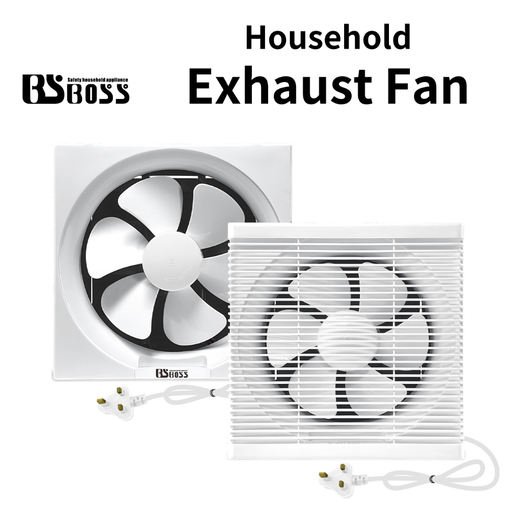 BS BOSS 6inch 8inch 10inch 12 inch household Exhaust Fan household ventilation fan Kipas ekzos rumah tangga