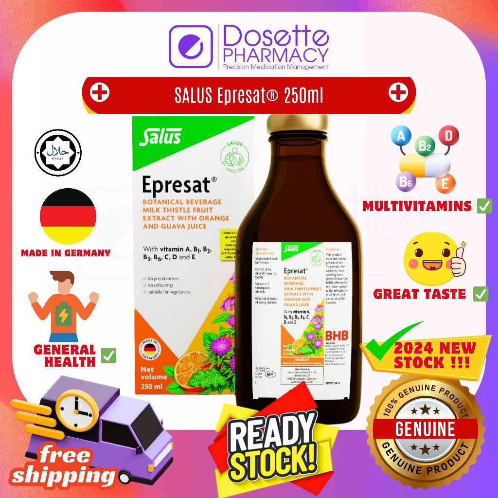 [FREE GIFT] SALUS EPRESAT MULTIVITAMIN BOTANICAL BEVERAGE 250ML EXP:07/26 BHB HERBAL SUPPLEMENT