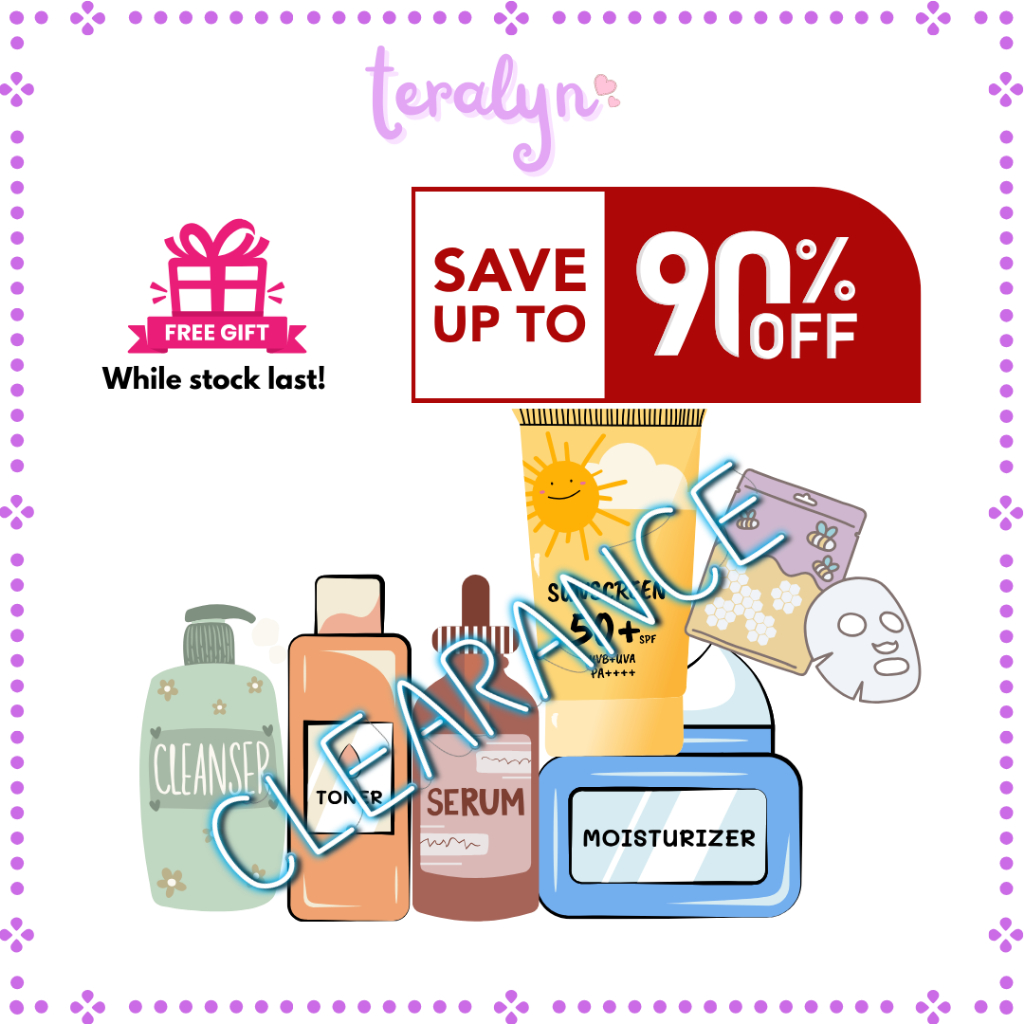 [Clearance Sales / Ready Stock] Face Cleanser / Toner / Serum / Moisturiser / Sunscreen / Face Mask