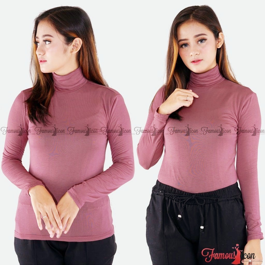 Turtle Neck Inner Blouse Long sleeves Fine quality material !