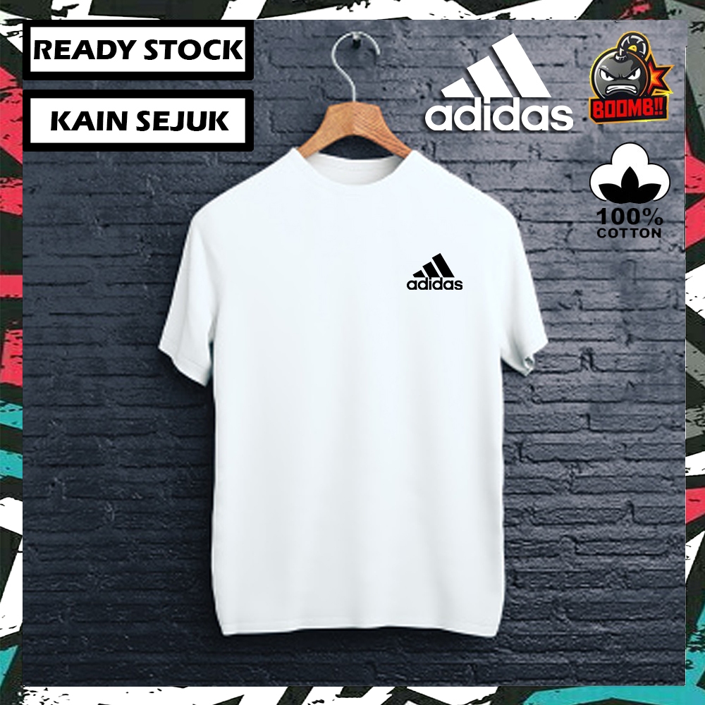 ?100% PREMIUM COTTON? ADIDAS 1 100% Cotton Tshirt TEE Shirt Top Streetwear Men Women Unisex Baju Lelaki Wanita Perempuan