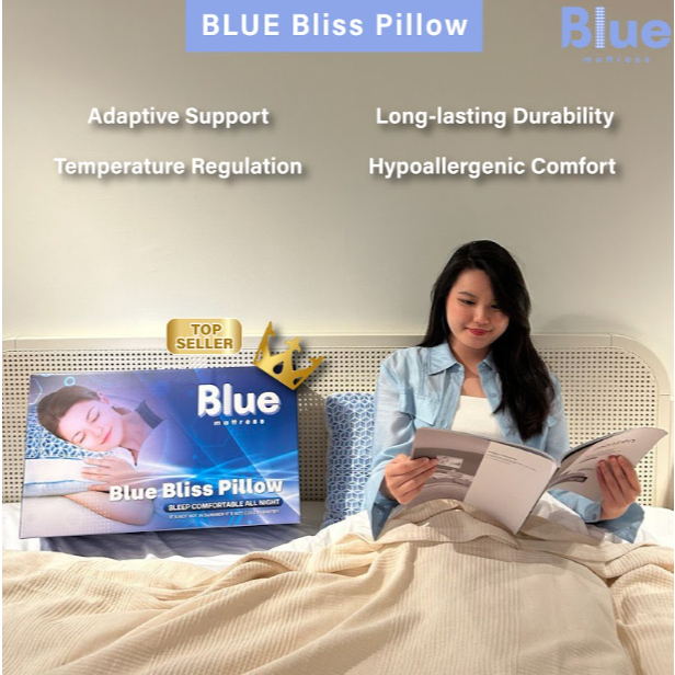 Blue Mattress Blue Bliss Pillow