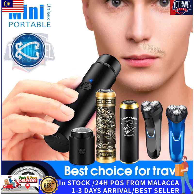 Men's Mini Electric Shaver Automatic Razor Trimmer Portable Beard Knife Shaver Rechargeable Razor Travel Car Mini Shaver